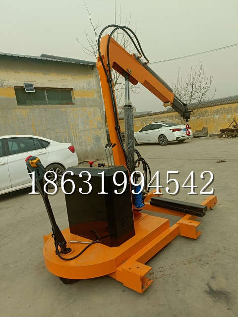 四平市自卸车厢随车吊 自制轮式四不像起重机 四驱平板吊 5吨 贵盛